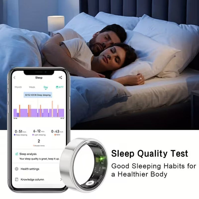 Smart Ring- Monitor Steps, Distance, Calories, Sleep,