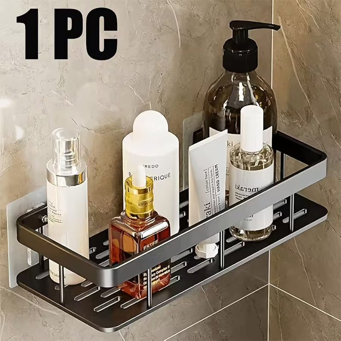 1/2/3pcs Metal Punch-free Bathroom Rack