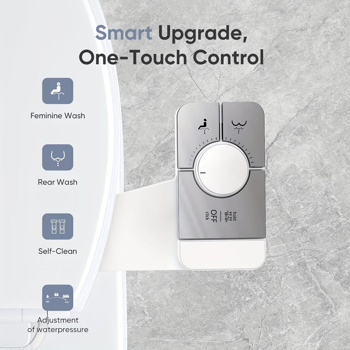 Ultra-Slim Bidet Attachment for Toilet