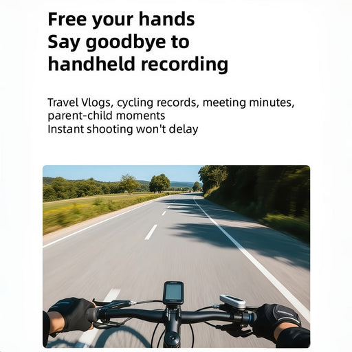 Blessing Sells AI smart camera glasses for hands-free cycling recording and travel vlogging, capturing 1080p video.