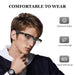 Blessing Sells FeipuQu AI Smart Glasses with black frames and clear lenses, featuring ergonomic design and Hi-Fi sound.