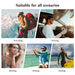 Blessing Sells FeipuQu AI Smart Glasses for men and women, black frames, suitable for travelling, driving, meetings, fishing, and surfing.