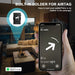 Blessing Sells black aluminium card wallet with AirTag slot and quick ejector button, shown on a phone screen.