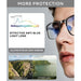 Blessing Sells blue light blocking glasses with a modern, stylish frame. Features anti-blue light lens technology.