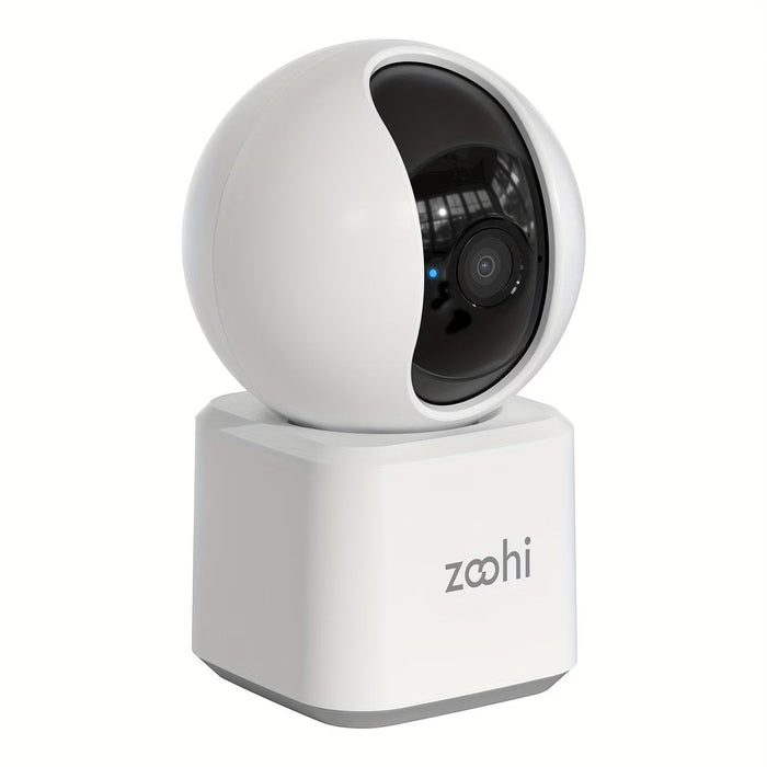 Blessing Sells indoor WIFI monitor camera, white, with night vision and two-way talk. Features intelligent detection and mobile tracking.