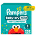 Blessing Sells Pampers Baby-Dry Size 1 diapers, 252 count, featuring Elmo and "New & Improved" text.