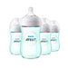 Blessing Sells Philips Avent Natural Baby Bottle in teal, 9oz, 4-pack. Features breast-like nipple and anti-colic valve.