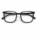 Blessing Sells unisex matte black full-frame smart glasses with color-changing photosensitive lenses.
