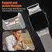 Blessing Sells silver stainless steel magnetic mesh loop band for Apple Watch, adjustable Milanese strap for men and women.