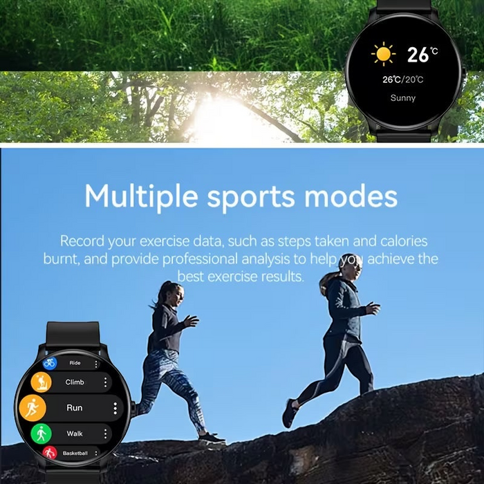 Smartwatch Compatible for for Men &amp; Women with Fitness Tracker,