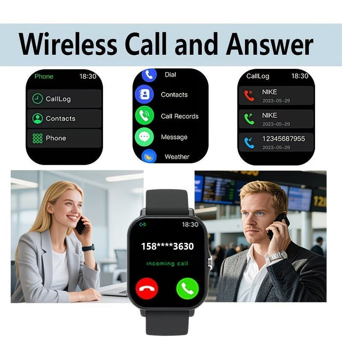 Smartwatch Features Activity Tracking, Voice Assistant, Timer, And Stopwatch Functions