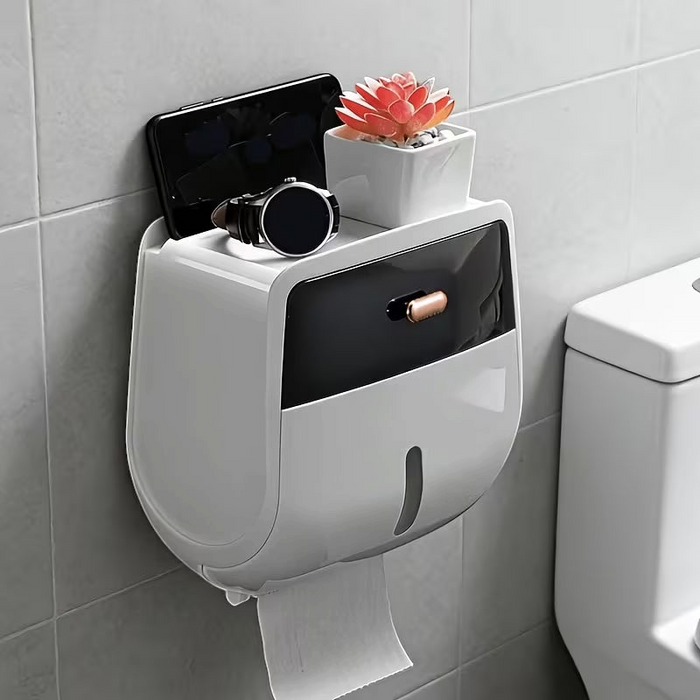 Toilet Roll Paper Holder Double Layer