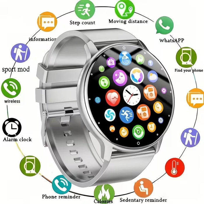 Smartwatch Compatible for for Men &amp; Women with Fitness Tracker,