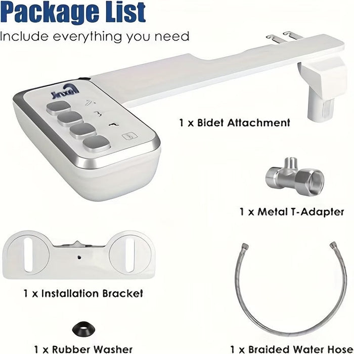 Bidet Attachment for Toilet